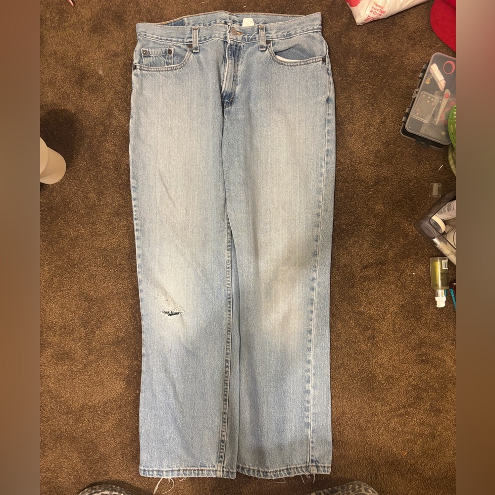 Levi’s 505 low waisted jeans